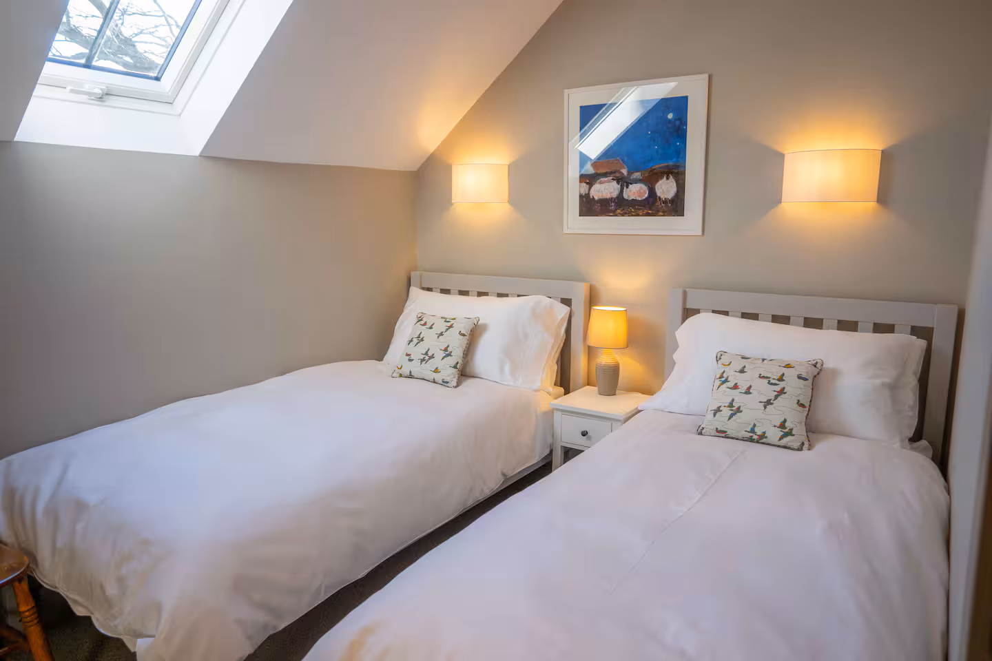 Upstairs superking bedroom at The Barn