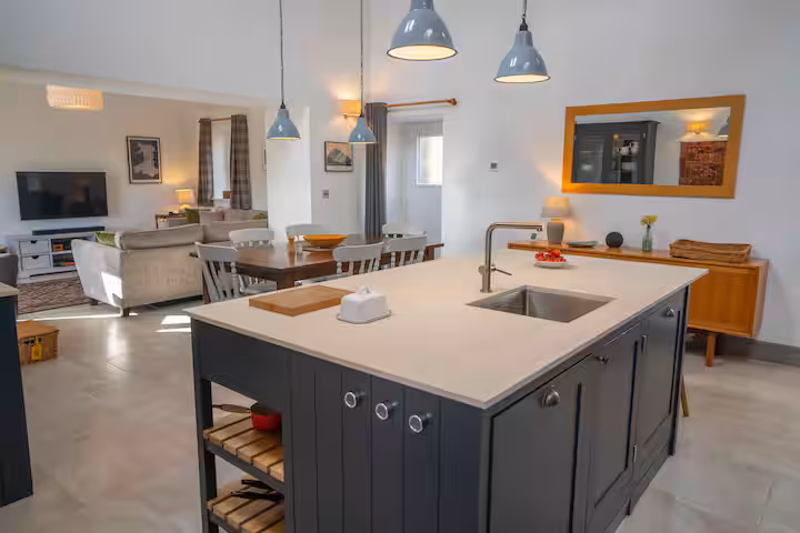 The Barn kitchen, second view