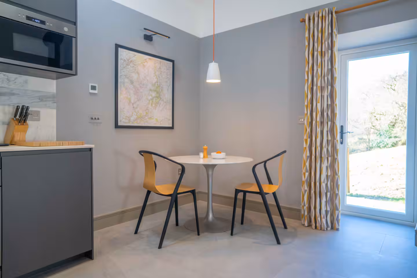 Dining table at The Bothy