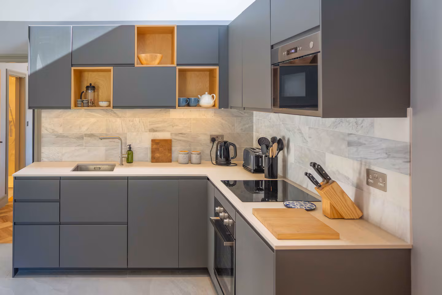 Designer kitchen at The Bothy