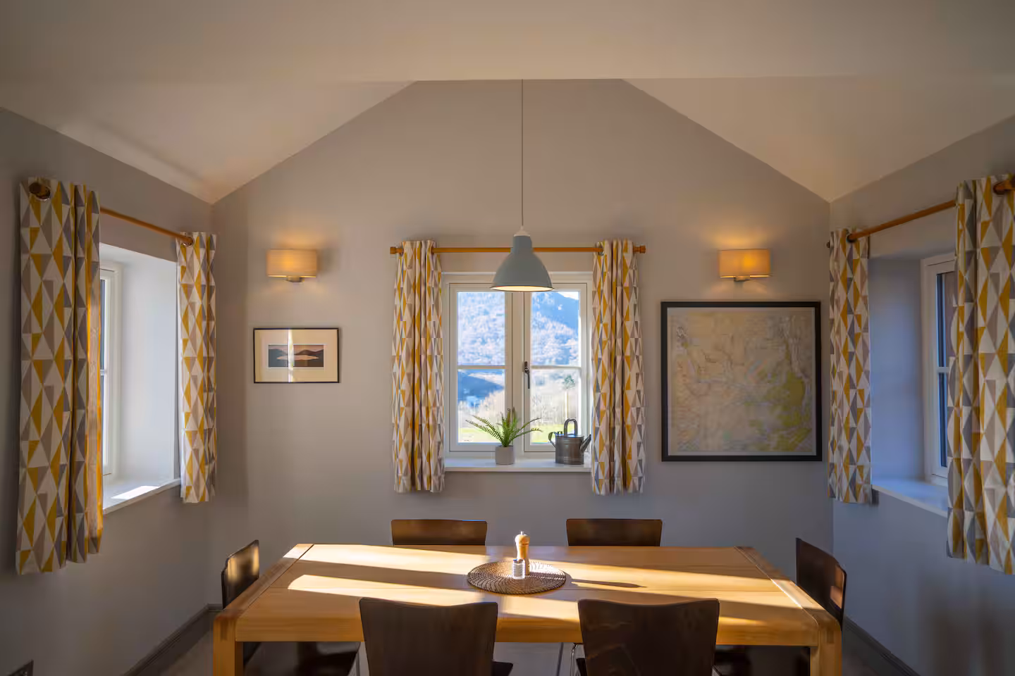 The Farmhouse dining room with seating for six