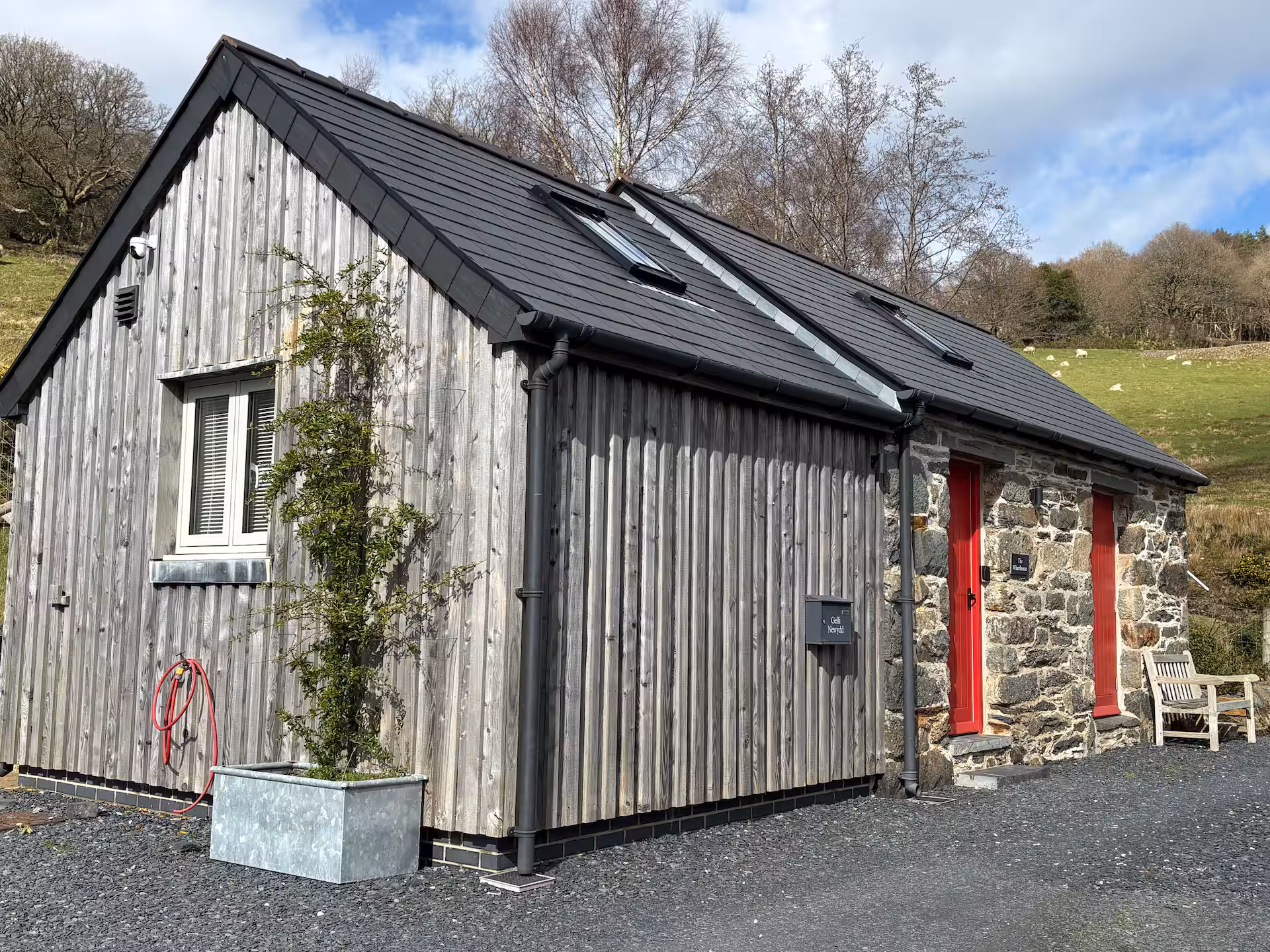 The Wheelhouse — converted watermill cottage exterior