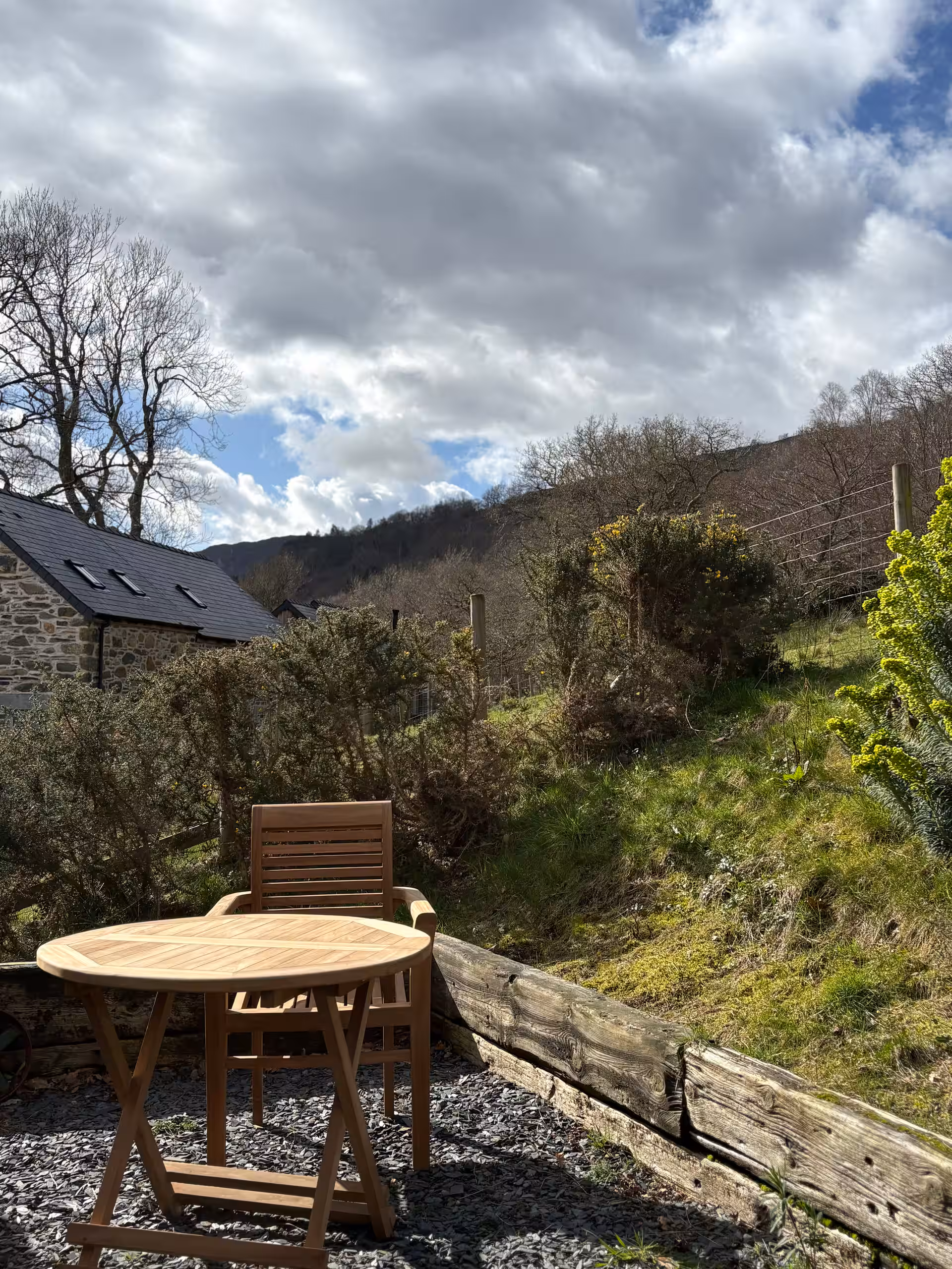 Rear terrace at The Wheelhouse, second view