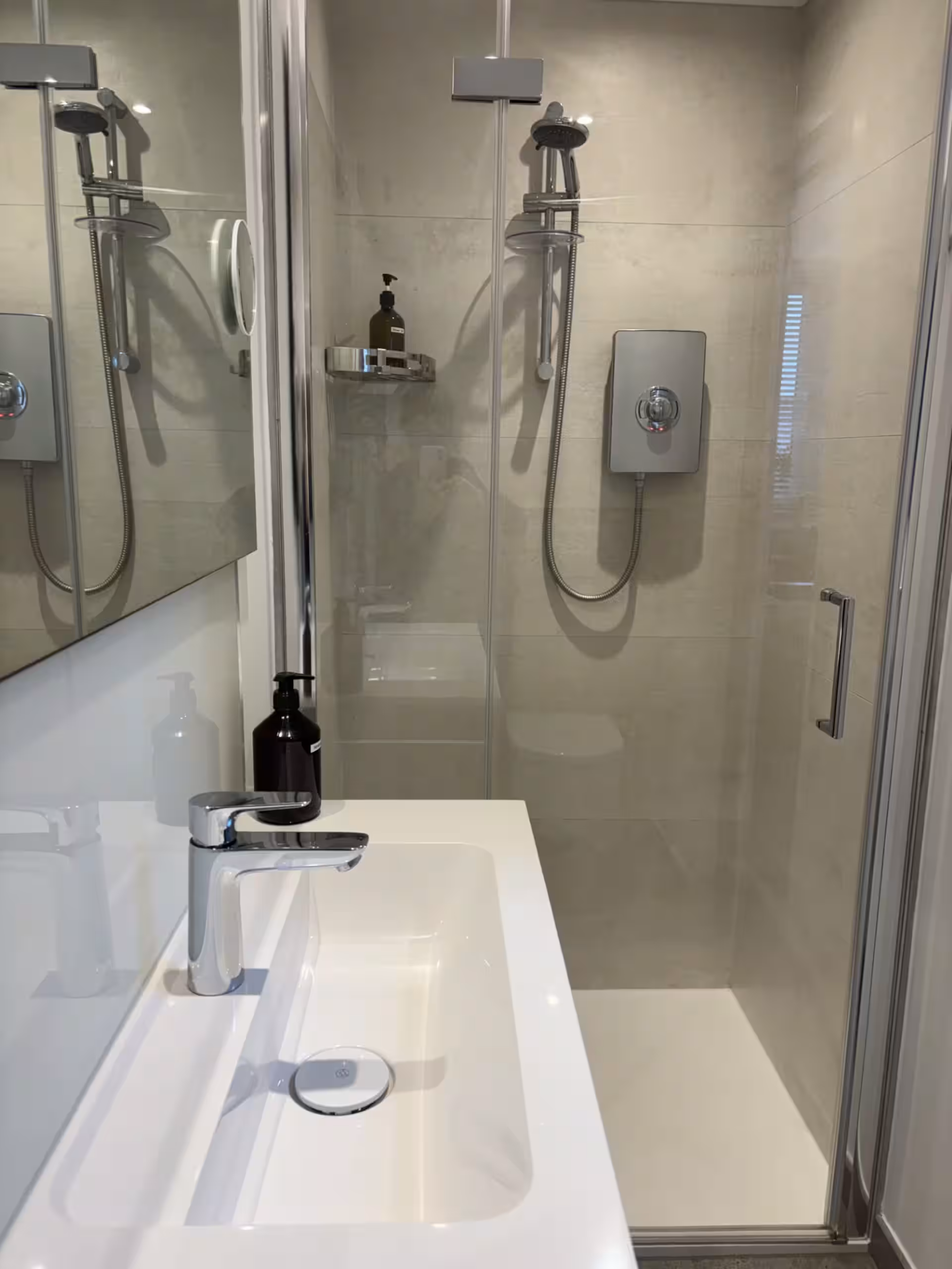 Shower room at The Wheelhouse