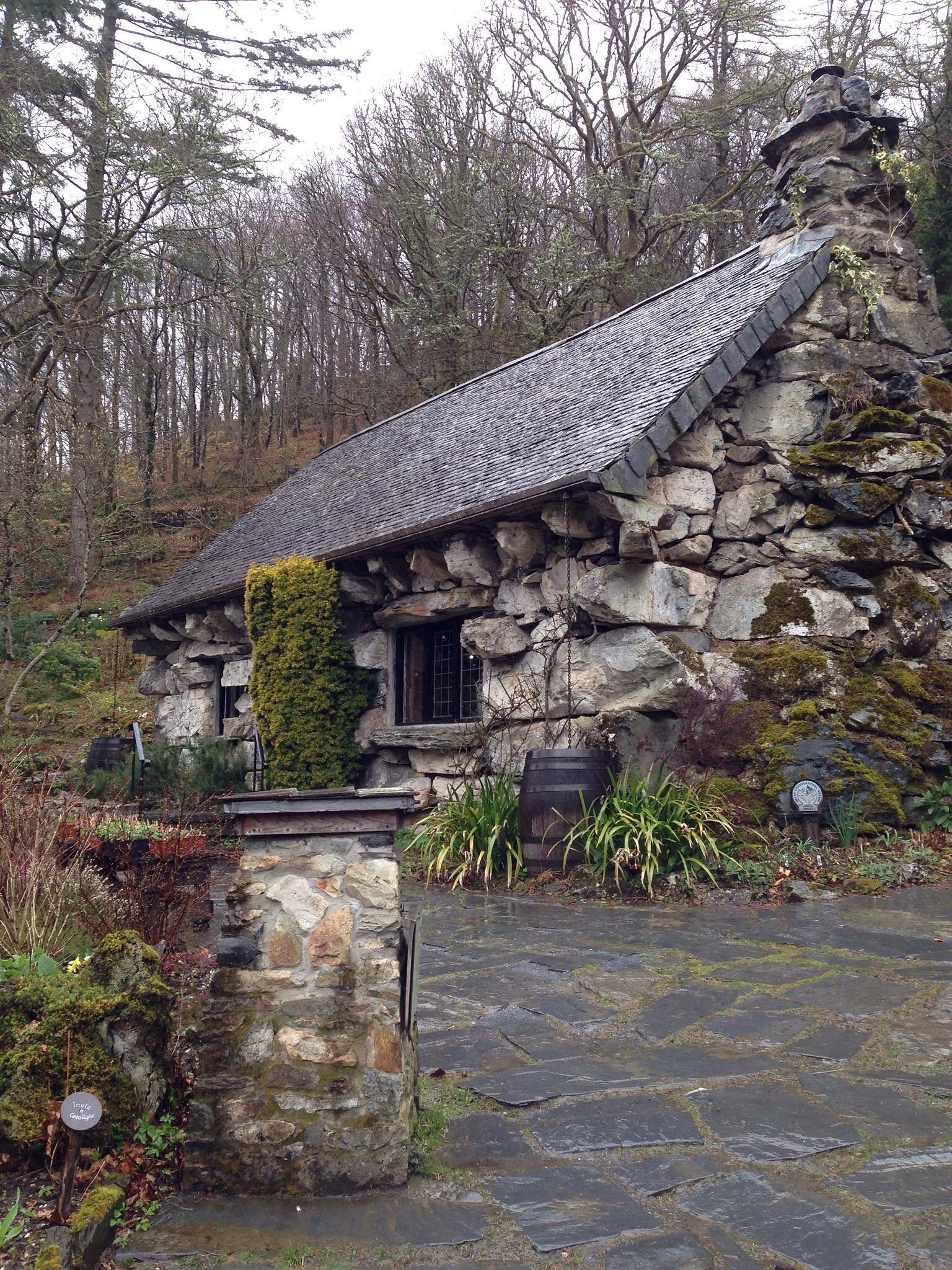 The Ugly House tea room — Tŷ Hyll, the turnaround point of the valley walk